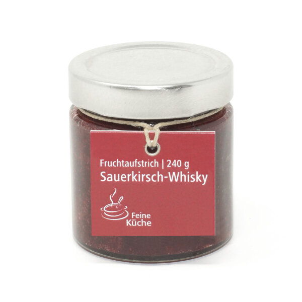 Sauerkirsch-Whisky Fruchtaufstrich 240g
